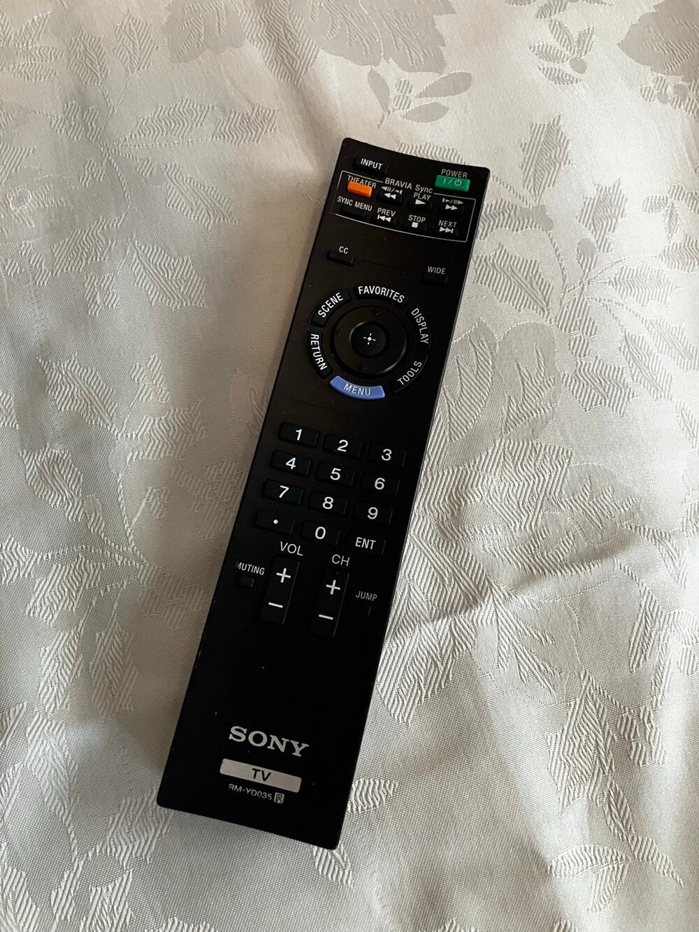 Sony RM-YD035 OEM TV Remote Control BRAVIA Sync Genuine Tested Working